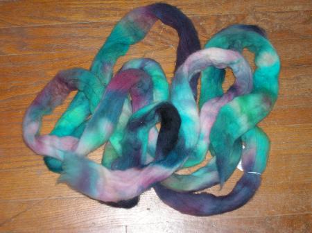 handpainted roving