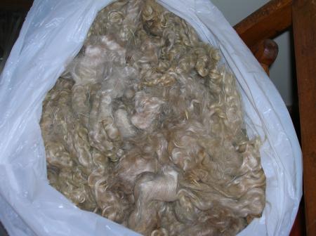 raw mohair