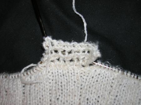 edging on simple summer sweater