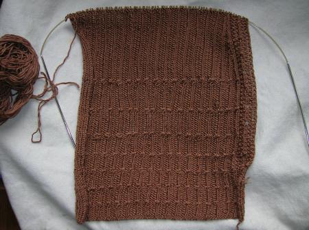 brown cotton swatch