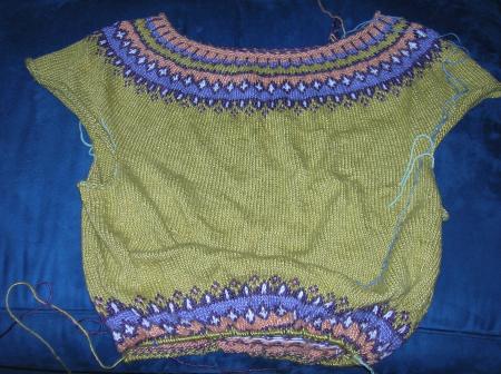 Studio yoke sweater