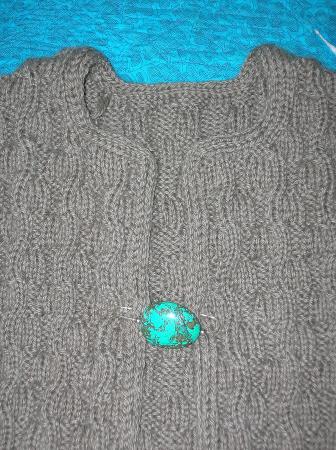 shawl pin on Nicola