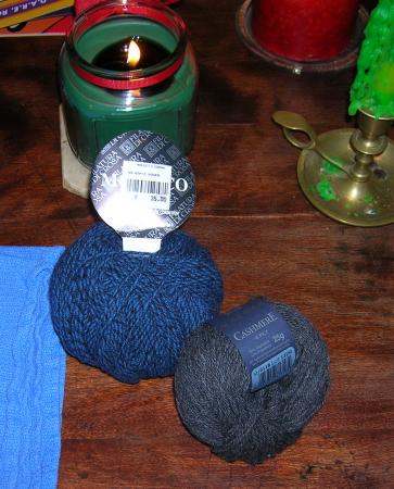 2 balls cashmere yarn