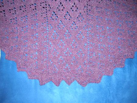 Faroese shawl detail