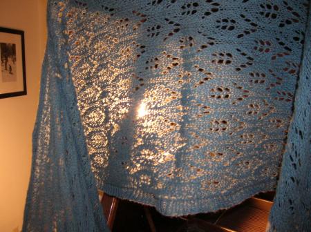 Kimono shawl detail