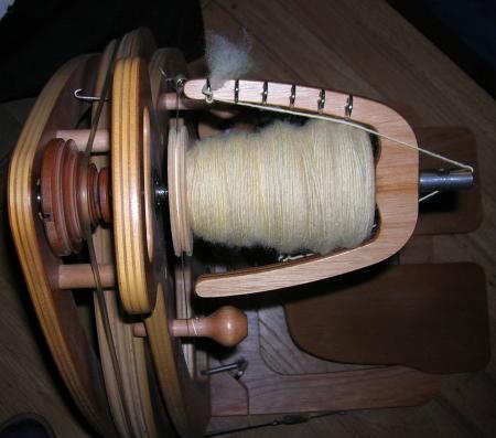 Suffolk yarn on bobbin