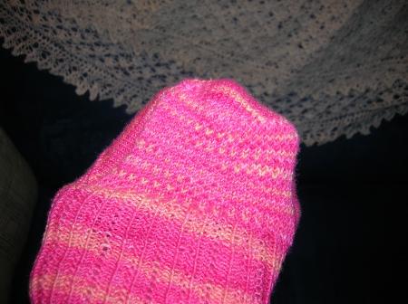 Cherry Tree Hill socks heel flap