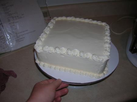 finished cake