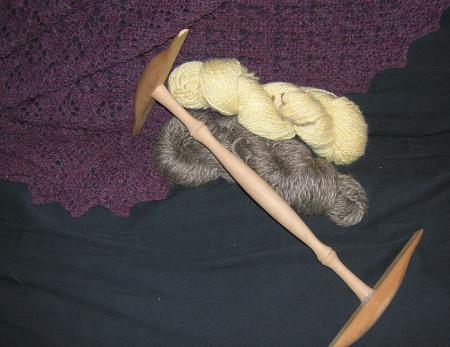 Suffolk and Romney skeins