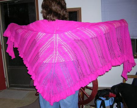 Handsome Triangle shawl