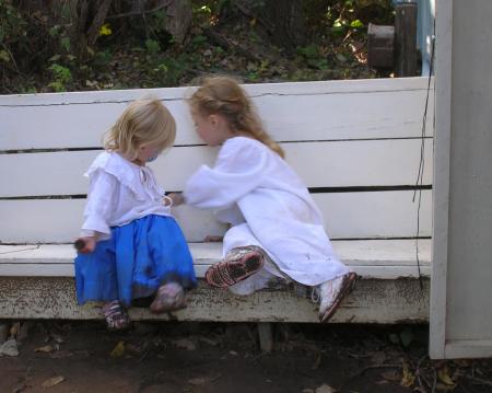 girls at the Renaissance Festival