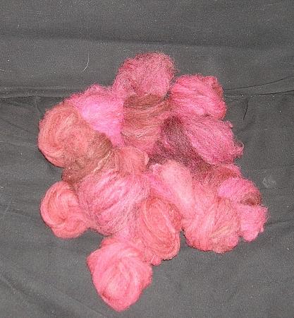 combed rose wool